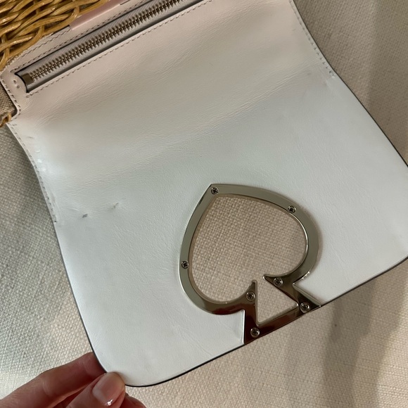 Kate Spade Nicola Wicker Twistlock shoulder bag - Picture 8 of 14